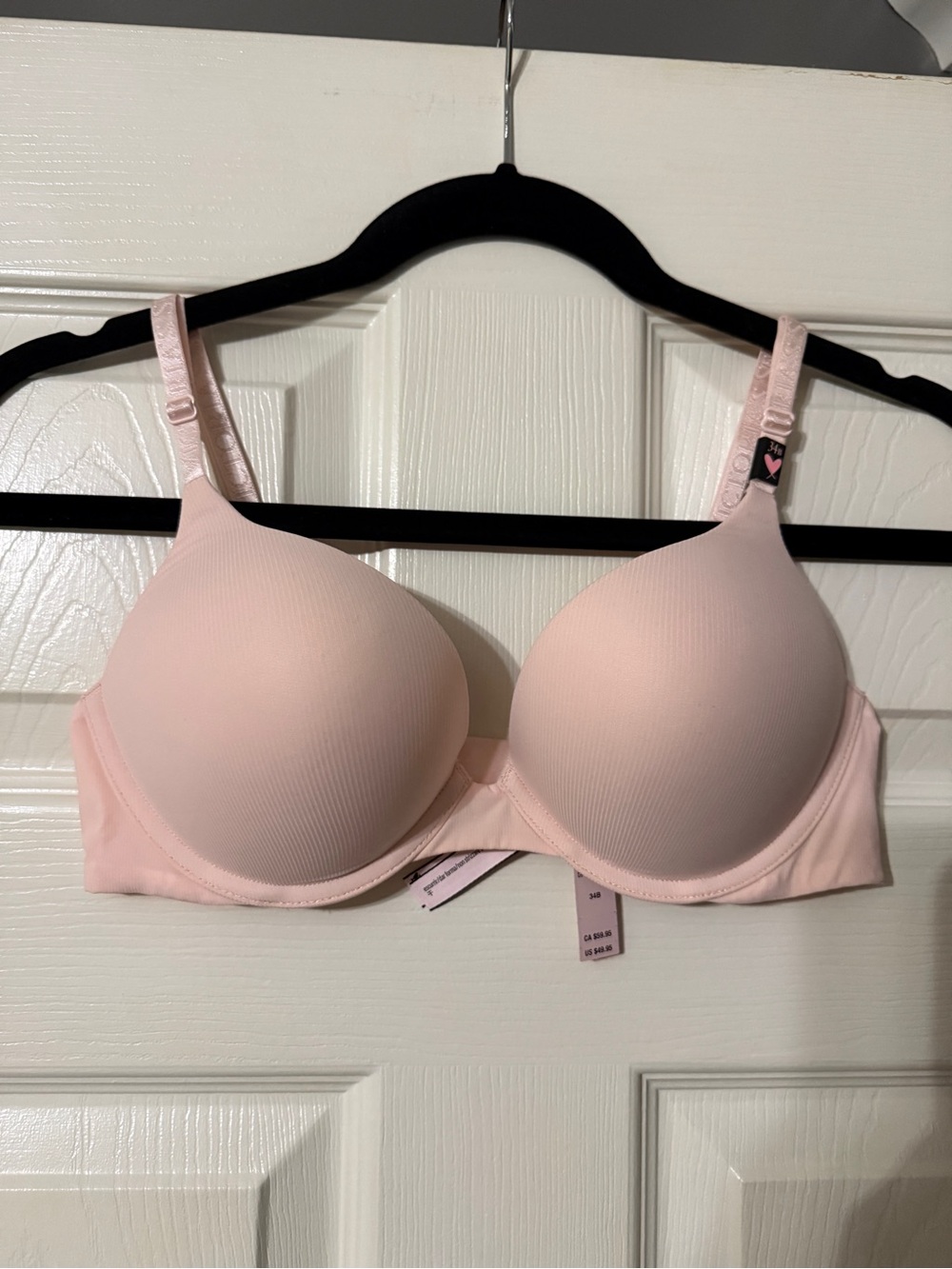 Victoria's Secret Pale Pink Smooth Molded T-Shirt Bra